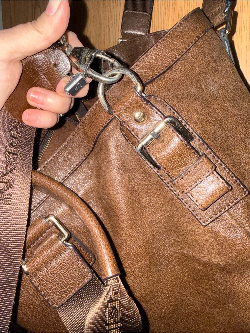 Giorgio Armani brown cross body bag